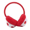 Cache-oreilles chauds en peluche - imprimé football