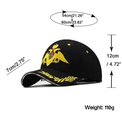 Casquette de baseball - broderie emblème russe