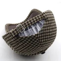 Casquette de baseball tendance - Motif à carreaux britanniques