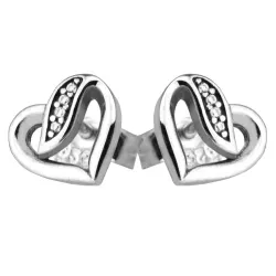 Elegant earrings - ribbons of love - 925 sterling silverEarrings