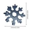 18 in 1 multi-tool - stainless steel bottle opener / screwdriver - snowflakeBar supply