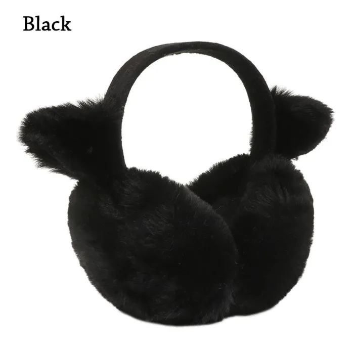 Cache-oreilles d'hiver chauds - avec oreilles de chat