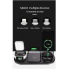 Chargeur sans fil - support de charge rapide - pour iPhone - Apple Watch - AirPods
