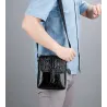 Vintage shoulder bag - crocodile skin patternBags