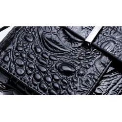Vintage shoulder bag - crocodile skin patternBags