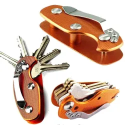 Folding keys organizer - aluminum holderSurvival tools
