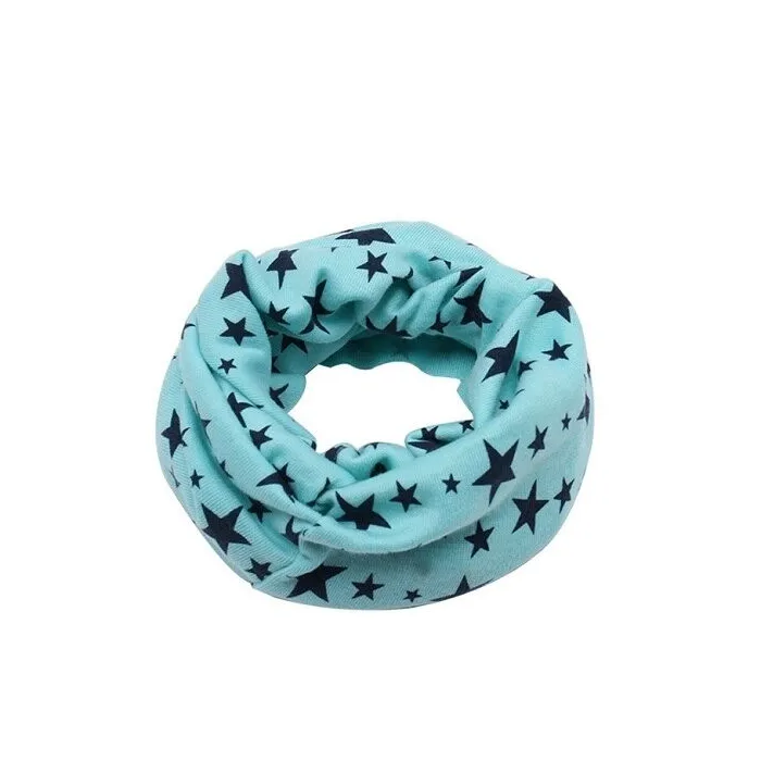 Kids round cotton scarf - stars printedHats & caps