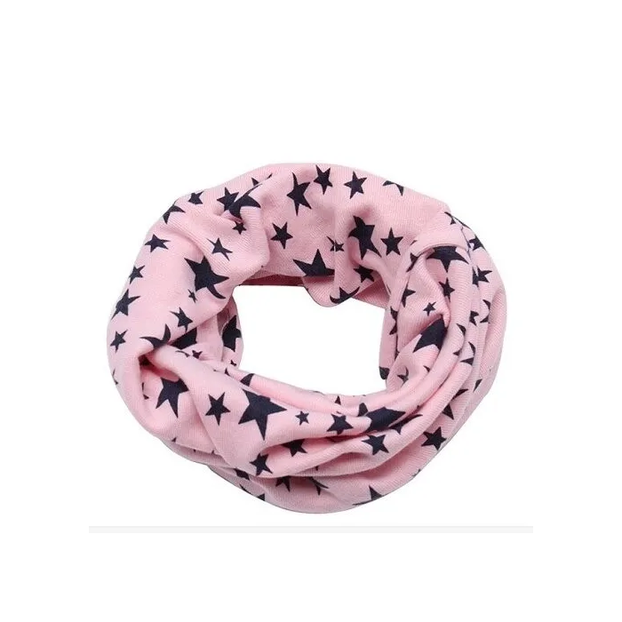 Kids round cotton scarf - stars printedHats & caps