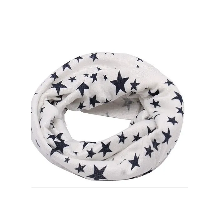 Echarpe ronde enfant en coton - imprimé étoiles