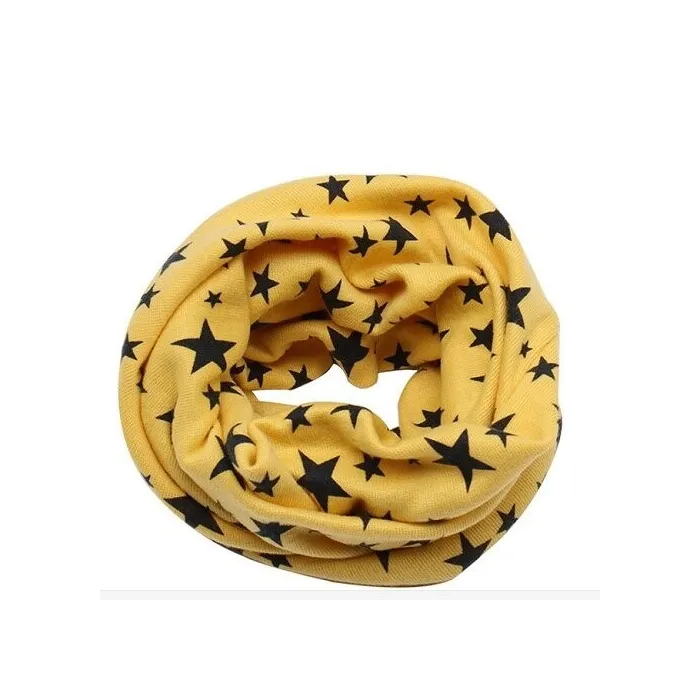 Kids round cotton scarf - stars printedHats & caps