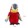 Plush talking parrot - repeats what you say - waves its wings - plush toyCuddly toys