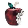 Broche pomme - avec strass