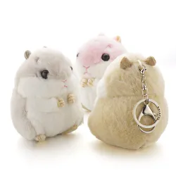 Pendentif mini hamster - porte-clés