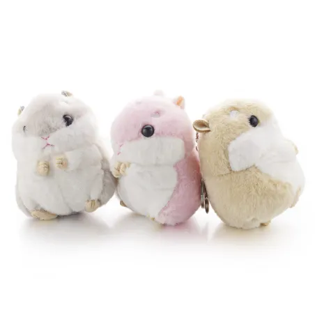 Pendentif mini hamster - porte-clés