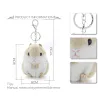 Pendentif mini hamster - porte-clés