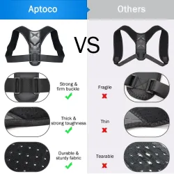 Correcteur de posture dorsal réglable - colonne vertébrale / dos / épaule - ceinture de maintien
