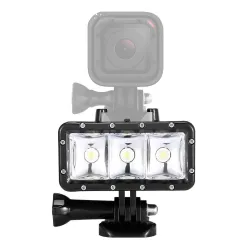 Phare de plongée LED sous-marin - pour GoPro - 30 m