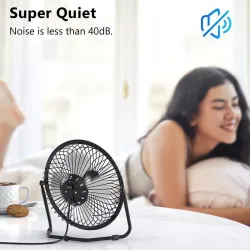 Mini ventilateur de bureau - aérateur - ultra silencieux - USB