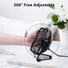 Mini ventilateur de bureau - aérateur - ultra silencieux - USB