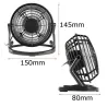 Mini ventilateur de bureau - aérateur - ultra silencieux - USB