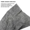 Protective face / mouth masks - disposable - 4-layer - black - 50 piecesMouth masks