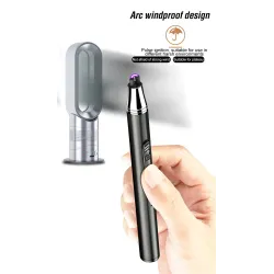 Briquet électrique Arc - Coupe-vent - Sans flamme - Chargement USB