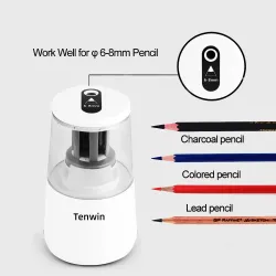 Taille-crayon électrique automatique - taille ajustable - alimenté par USB / batterie