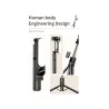 L15 - selfie stick - foldable mini tripod - with fill light - Bluetooth - remote shutterSelfie sticks