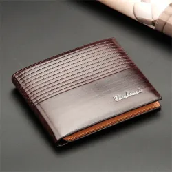 Portefeuille en cuir vintage - porte-cartes de crédit