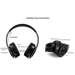 Casque sans fil / Bluetooth - casque - microphone intégré