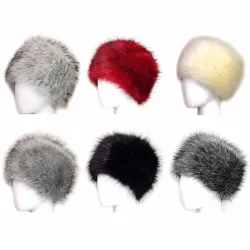 Bonnet chaud en fourrure d'hiver