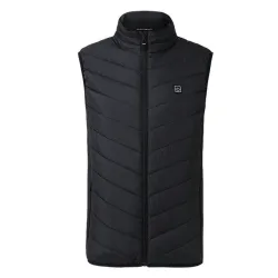 USB - chauffage électrique - gilet thermique avec fermetures éclair