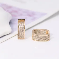 Boucles d'oreilles petites zircons