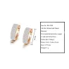 Gold zircon earringsEarrings