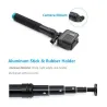 Perche à selfie portable extensible - perche télescopique - alliage d'aluminium - pour GoPro / Xiaoyi / SJCAM