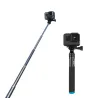 Perche à selfie portable extensible - perche télescopique - alliage d'aluminium - pour GoPro / Xiaoyi / SJCAM