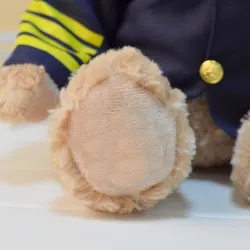 Ours en peluche pilote / capitaine - hôtesse de l'air - peluche