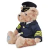 Ours en peluche pilote / capitaine - hôtesse de l'air - peluche