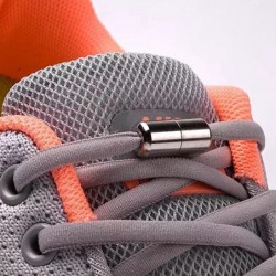 Elastic shoelaces - with metal locking buckles - 1 pairShoes