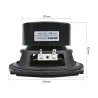 100W - 4 Ohm - 8 Ohm - 5.25" subwoofer - car speaker - Hifi bassSpeakers