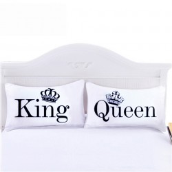 Queen & King - cushion cover - 2 piecesCushion covers