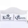 Queen & King - housse de coussin - 2 pièces