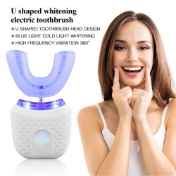 Brosse à dents électrique automatique - blanchiment des dents - lumière bleue - étanche