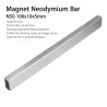 N50 - neodymium magnet - strong block - 100 * 10 * 5 mm - 1 pieceN50