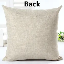 Housse de coussin déco - lettres de l'alphabet - 45*45 cm