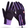 Gants de ski chauds - fonction écran tactile - fermeture éclair - étanche