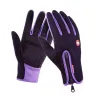 Gants de ski chauds - fonction écran tactile - fermeture éclair - étanche