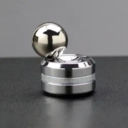 Metal fidget spinner - décompression / cinétique / boule rotative - jouet anti-stress