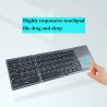 Foldable Bluetooth keyboard - with touchpad - ultra thinKeyboards