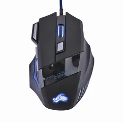 Souris optique gaming filaire - LED - 5500DPI